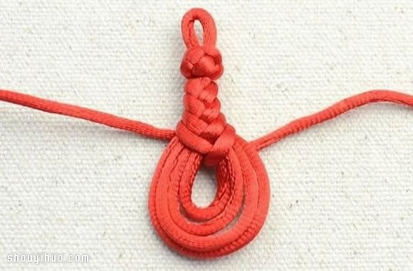 琵琶结的编法+中国结艺琵琶结编法图解教程