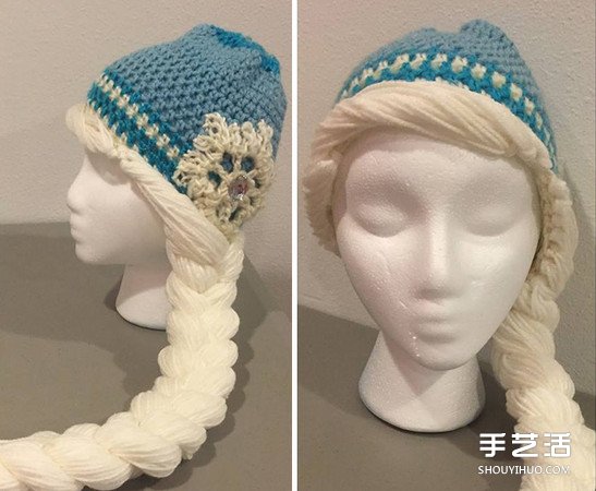 爱心手工毛线假发让癌症小女孩变身最萌小公主
