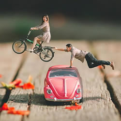 谁说婚纱照要唯美浪漫 我们的小世界有满满幸