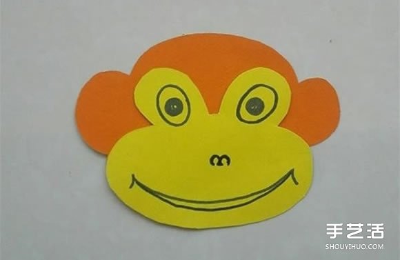 简单卡纸猴子头饰制作 幼儿猴子帽子的做法_手