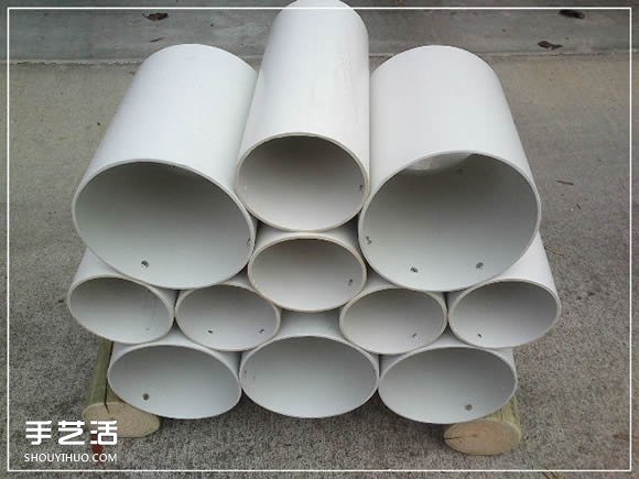 塑料水管做鞋架的教程 diy塑料水管鞋架的方法