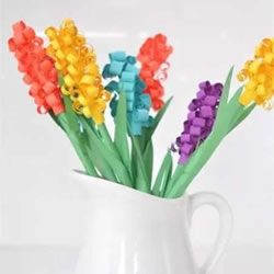 折纸风信子_DIY手工制作大全_手艺活网