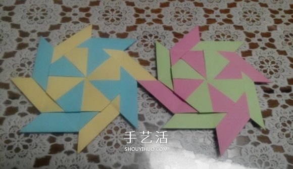 八角飞镖怎么折图解忍者八角飞镖的折法