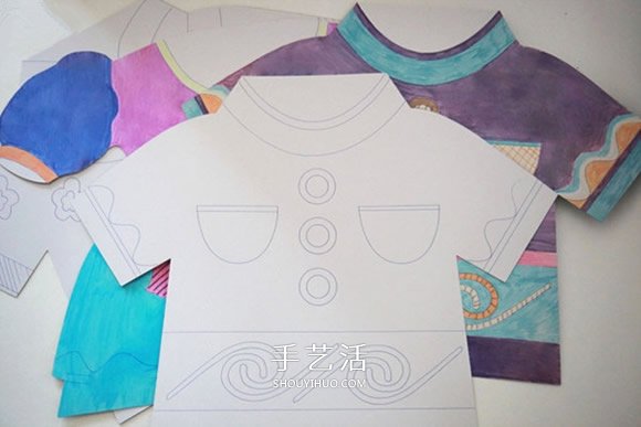 简单又可爱!手工制作衣服造型环保纸袋图解_手
