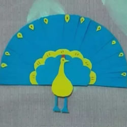 幼儿园手工制作小鸟 简单立体卡纸小鸟的做法