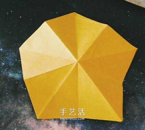 立体小星星的折法图解 漂亮五角星怎么折教程 www.shouyihuo.com