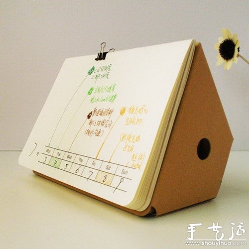 DIY纸质桌面文具 -  www.shouyihuo.com