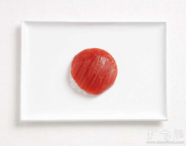 由食物组合成的国旗 -  www.shouyihuo.com