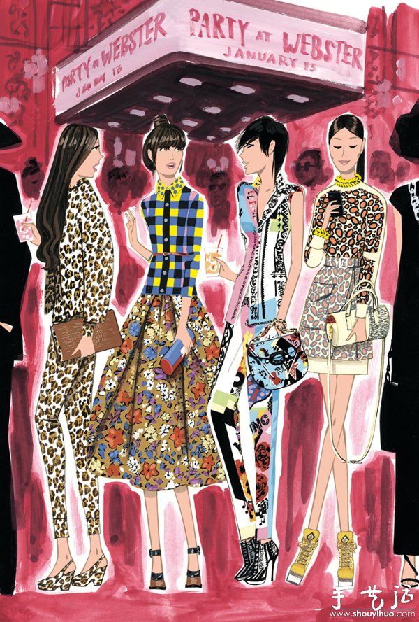 西班牙Jordi Labanda插画设计——VOGUE JAPAN -  www.shouyihuo.com