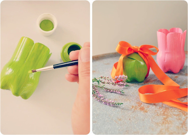 废弃可乐瓶手工DIY苹果 -  www.shouyihuo.com
