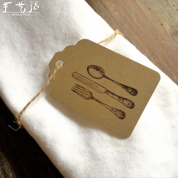 牛皮纸DIY的卡片欣赏 -  www.shouyihuo.com