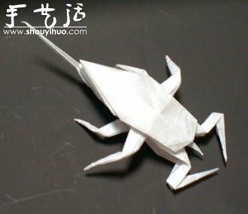 昆虫折纸作品欣赏 -  www.shouyihuo.com