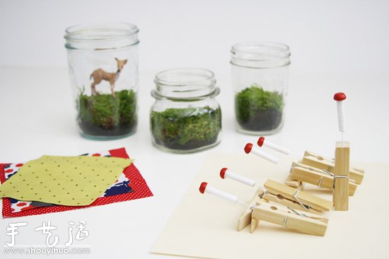 玻璃瓶DIY迷你童话世界 -  www.shouyihuo.com