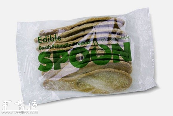 可食用的环保勺子 -  www.shouyihuo.com