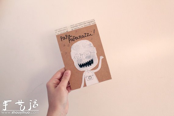 废旧硬纸板DIY个性艺术品 -  www.shouyihuo.com