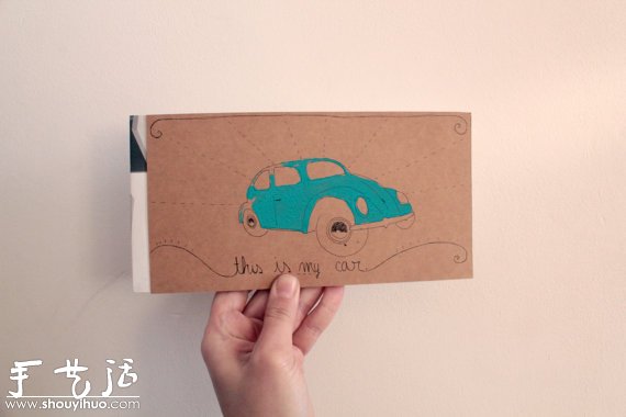 废旧硬纸板DIY个性艺术品 -  www.shouyihuo.com