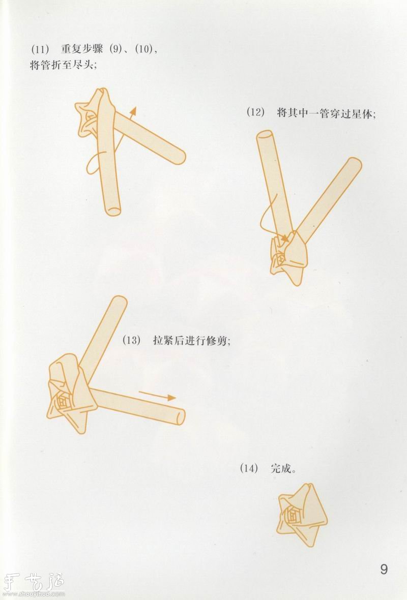 幸运星DIY手工制作方法 -  www.shouyihuo.com