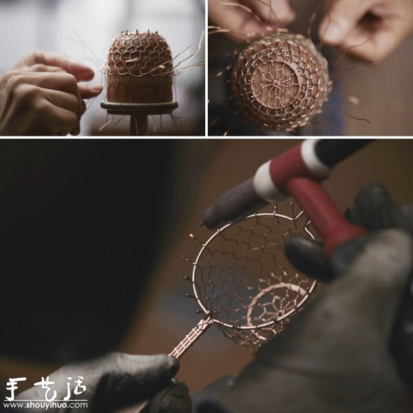 匠人辻徹手工网编的过程和部分作品 -  www.shouyihuo.com