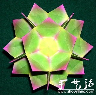 复杂万花筒折纸作品欣赏 -  www.shouyihuo.com