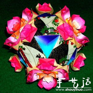 复杂万花筒折纸作品欣赏 -  www.shouyihuo.com
