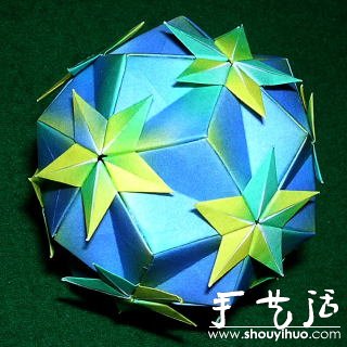 复杂万花筒折纸作品欣赏 -  www.shouyihuo.com