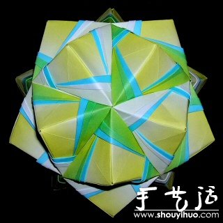 复杂万花筒折纸作品欣赏 -  www.shouyihuo.com