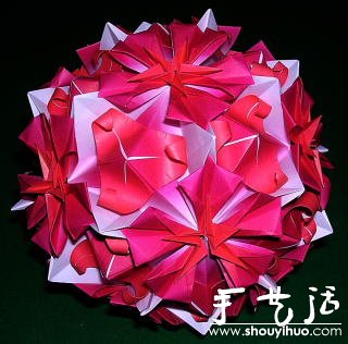 复杂万花筒折纸作品欣赏 -  www.shouyihuo.com