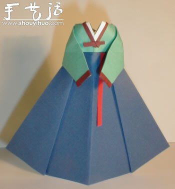 大长今服饰折纸作品欣赏 -  www.shouyihuo.com