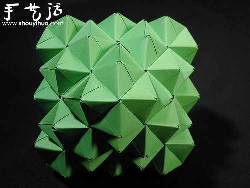 立体几何折纸作品欣赏 -  www.shouyihuo.com