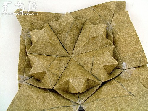 神奇的Origami Tessellations立体折纸 -  www.shouyihuo.com