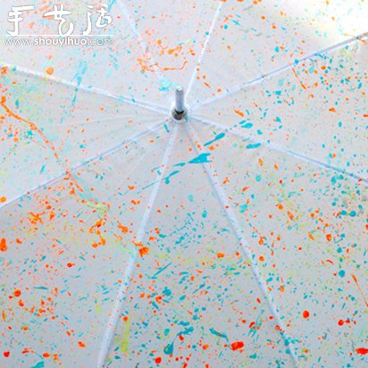 雨伞涂鸦式印花制作教程 -  www.shouyihuo.com