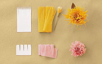 花卉制作的纸艺教程 -  www.shouyihuo.com