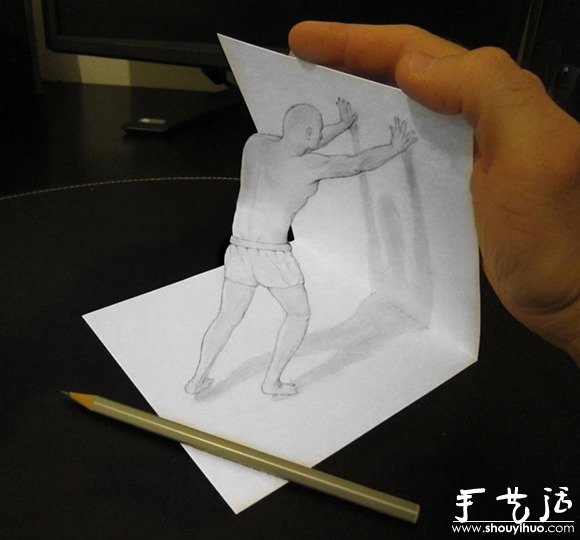 Alessandro Diddi立体铅笔画 -  www.shouyihuo.com
