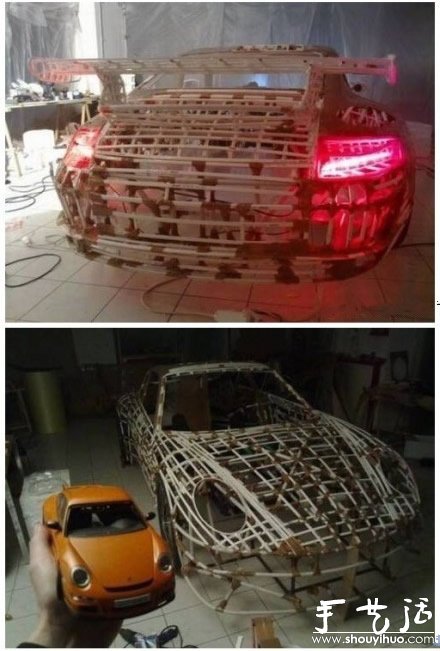 国外一哥们DIY的穷人版保时捷 -  www.shouyihuo.com