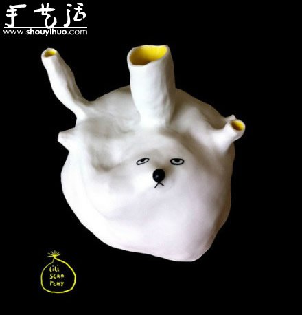 手工制作的一组陶瓷小玩意儿 -  www.shouyihuo.com