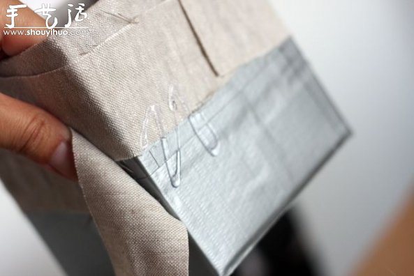 牛奶盒和布条废物利用DIY吊篮盆栽 -  www.shouyihuo.com