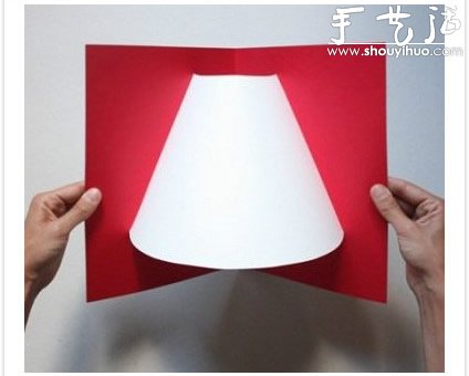 卡片DIY的时尚酷炫墙角灯 -  www.shouyihuo.com