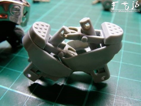 一次性打火机DIY摩托车模型 -  www.shouyihuo.com