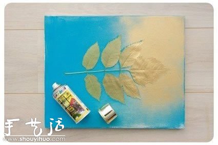 植物图案装饰画创意DIY -  www.shouyihuo.com
