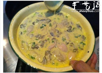 潮汕小吃蚝烙的做法 -  www.shouyihuo.com