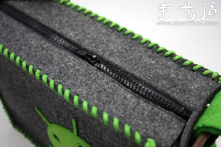 DIY安卓图标毛毡单肩包 -  www.shouyihuo.com