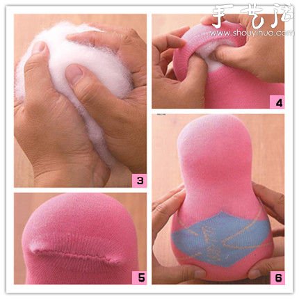 旧袜子大改造 DIY可爱招财猫 -  www.shouyihuo.com