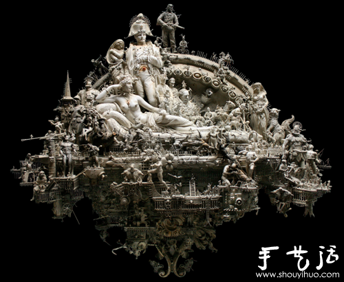 精美绝伦的手工雕刻作品 -  www.shouyihuo.com