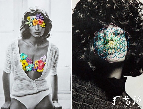 时尚刺绣与摄影的完美结合 -  www.shouyihuo.com