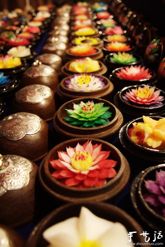 泰国传统手工艺品香皂花 -  www.shouyihuo.com