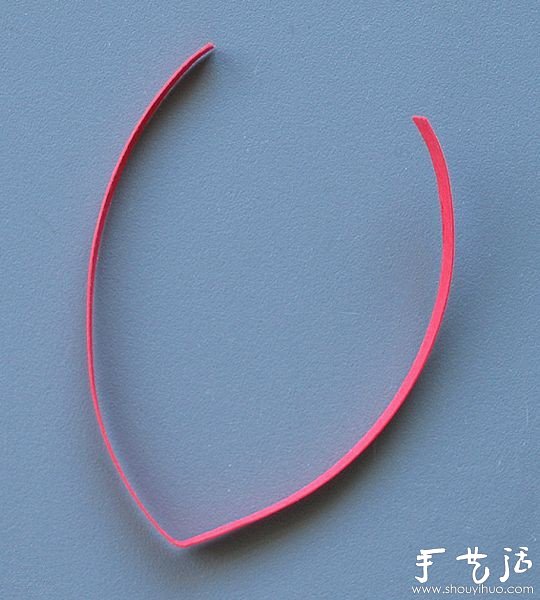 DIY制作立体卷纸花贺卡 -  www.shouyihuo.com