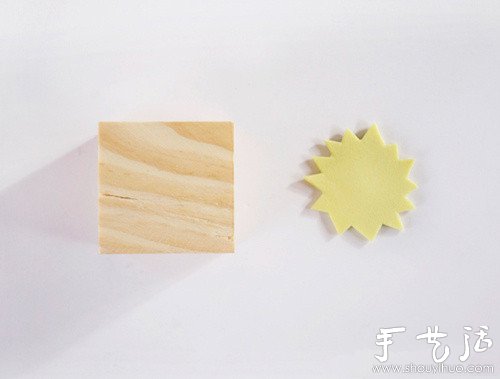自制邮戳围巾 个性围巾手工制作 -  www.shouyihuo.com