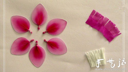 铁丝+丝网花DIY铁线莲的制作方法 -  www.shouyihuo.com