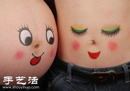 孕妇大肚照 充满童趣和创意的摄影作品 -  www.shouyihuo.com