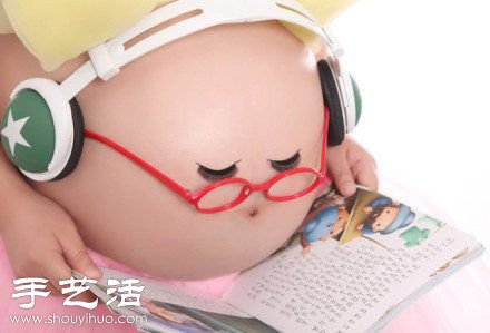 孕妇大肚照 充满童趣和创意的摄影作品 -  www.shouyihuo.com